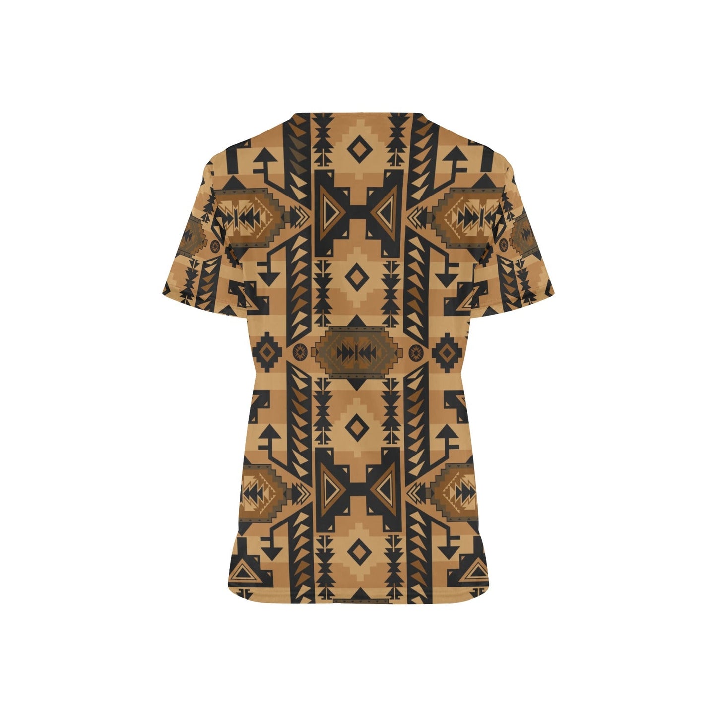 Chiefs Mountain Tan Scrub Top