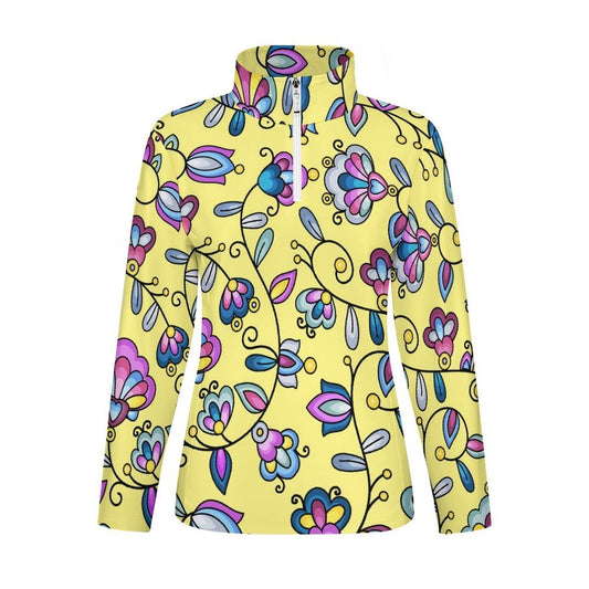 Autumn Bundle Blessing Yellow Long Sleeve Yoga Shirt
