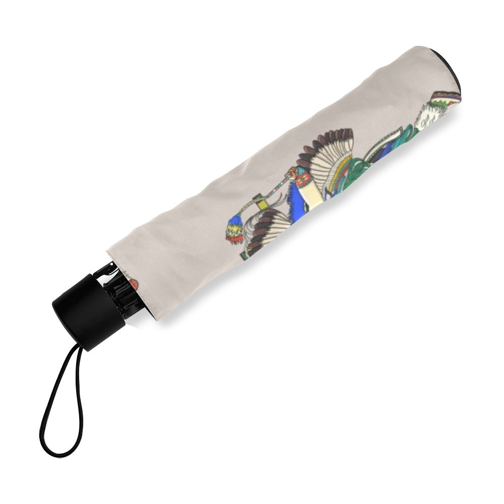 Men's Fancy Dancers Muslin Foldable Umbrella