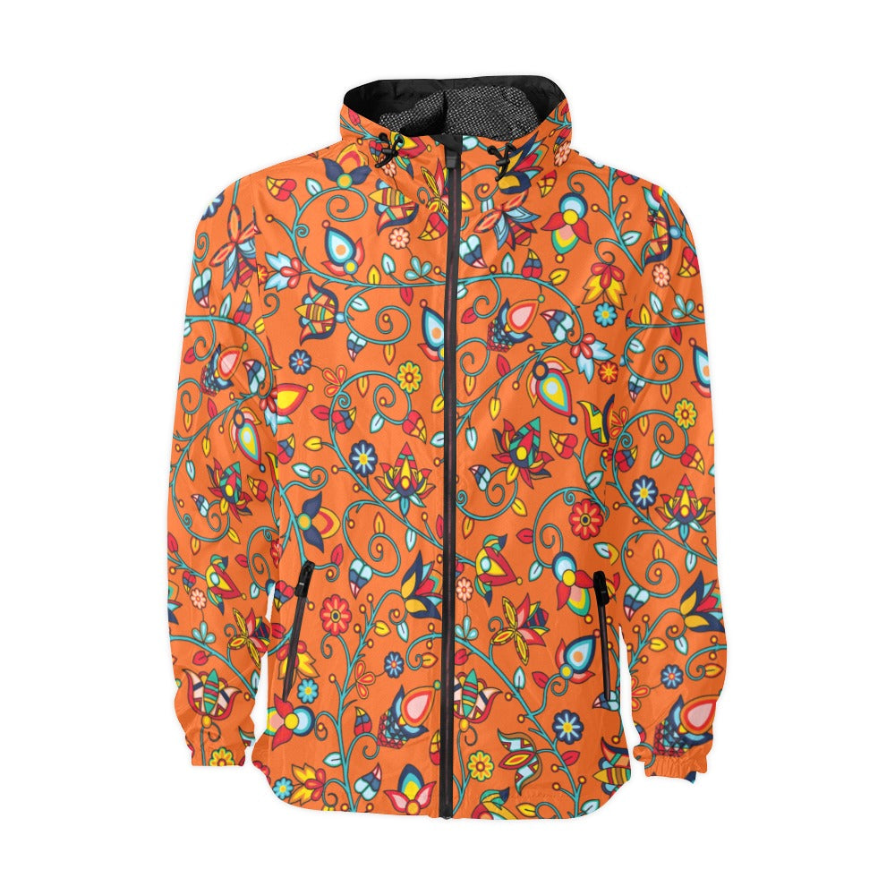 Thorny Path ECM Orange Men's Windbreaker