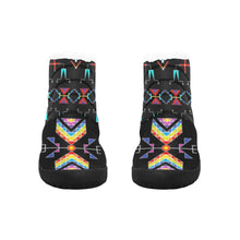 Load image into Gallery viewer, Rainy Chief Rainbow Black Women&#39;s Padded Winter Boot
