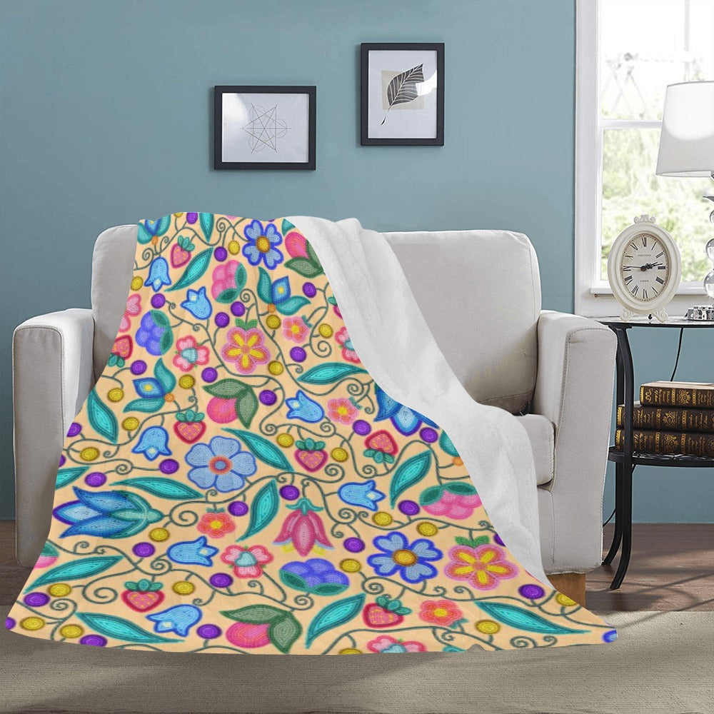 Sweet Offering Cream X-Large Micro Fleece Blanket