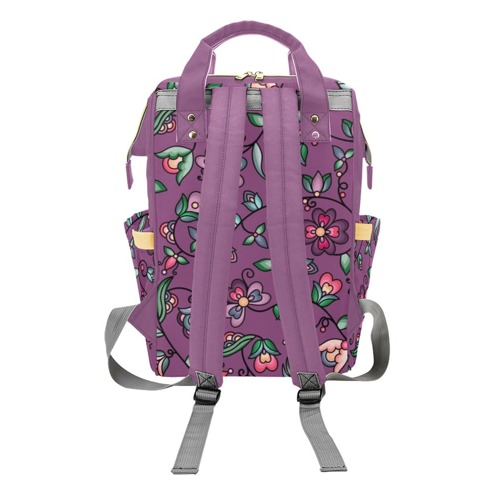 Amber Evening Garland Purple Diaper Bag