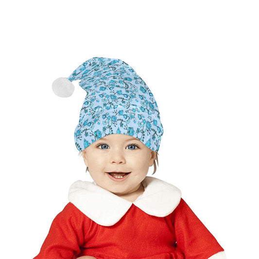 Floral Amour Santa Hat