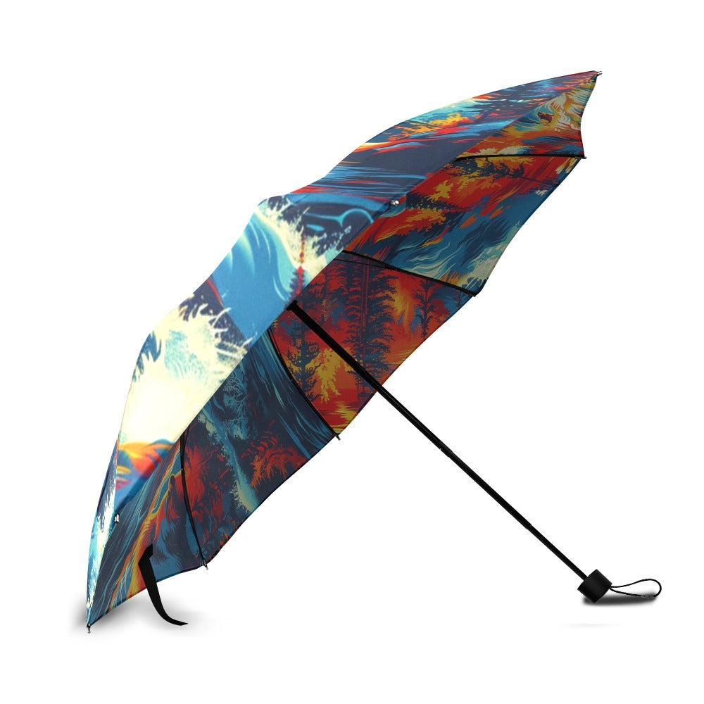 Fishing Bears 2 Foldable Umbrella