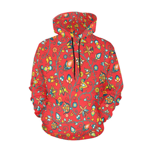 Thorny Path Red Hoodie for Men