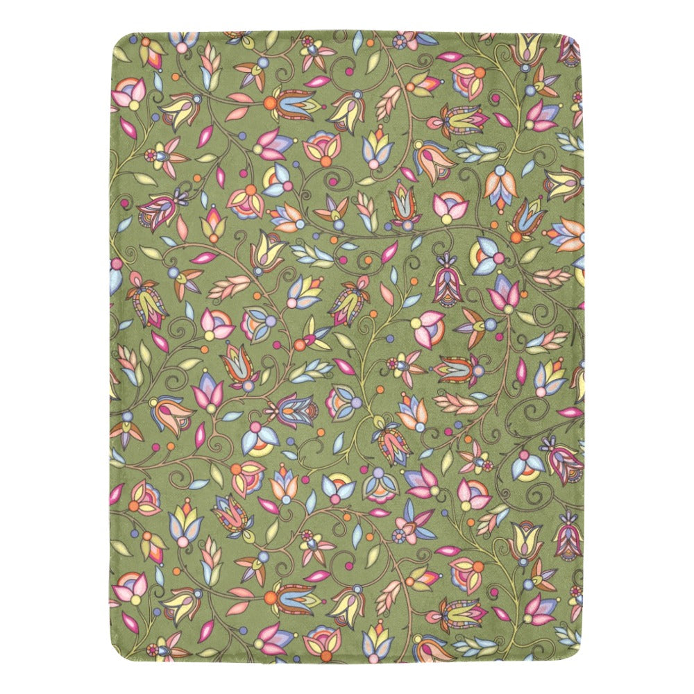 Buffalo Bloom Sage X-Large Micro Fleece Blanket