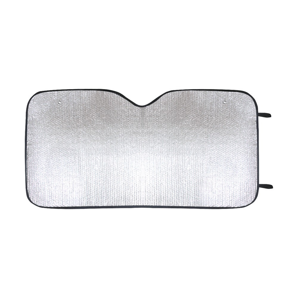Bear Shield Dark Blue Car Sun Shade 55"x30"
