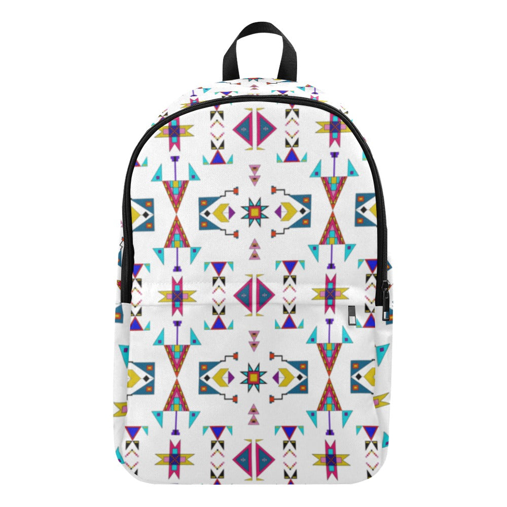 Enemy Territory White Backpack