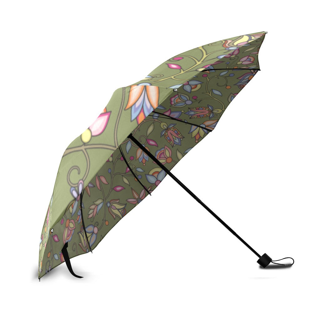 Buffalo Bloom Sage Foldable Umbrella