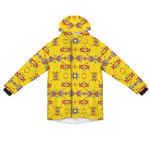 Load image into Gallery viewer, Scattered Generations Maize Unisex Sherpa Lined Hooded Coat
