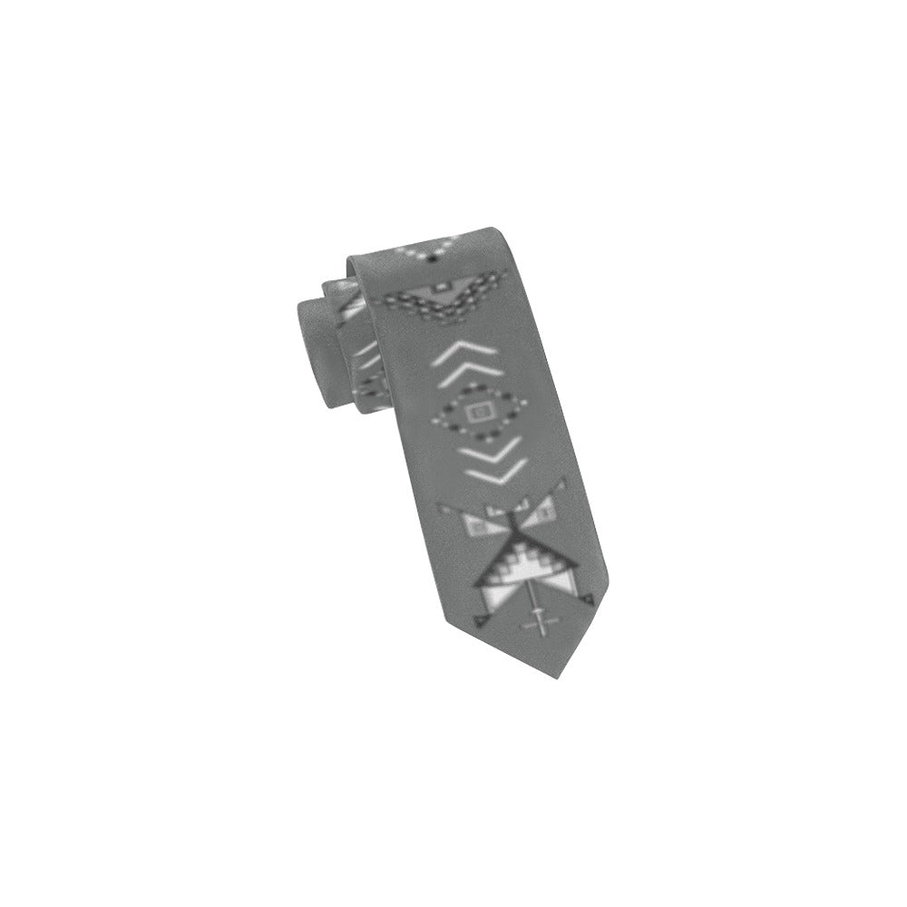 Owl Watcher Geometric Necktie