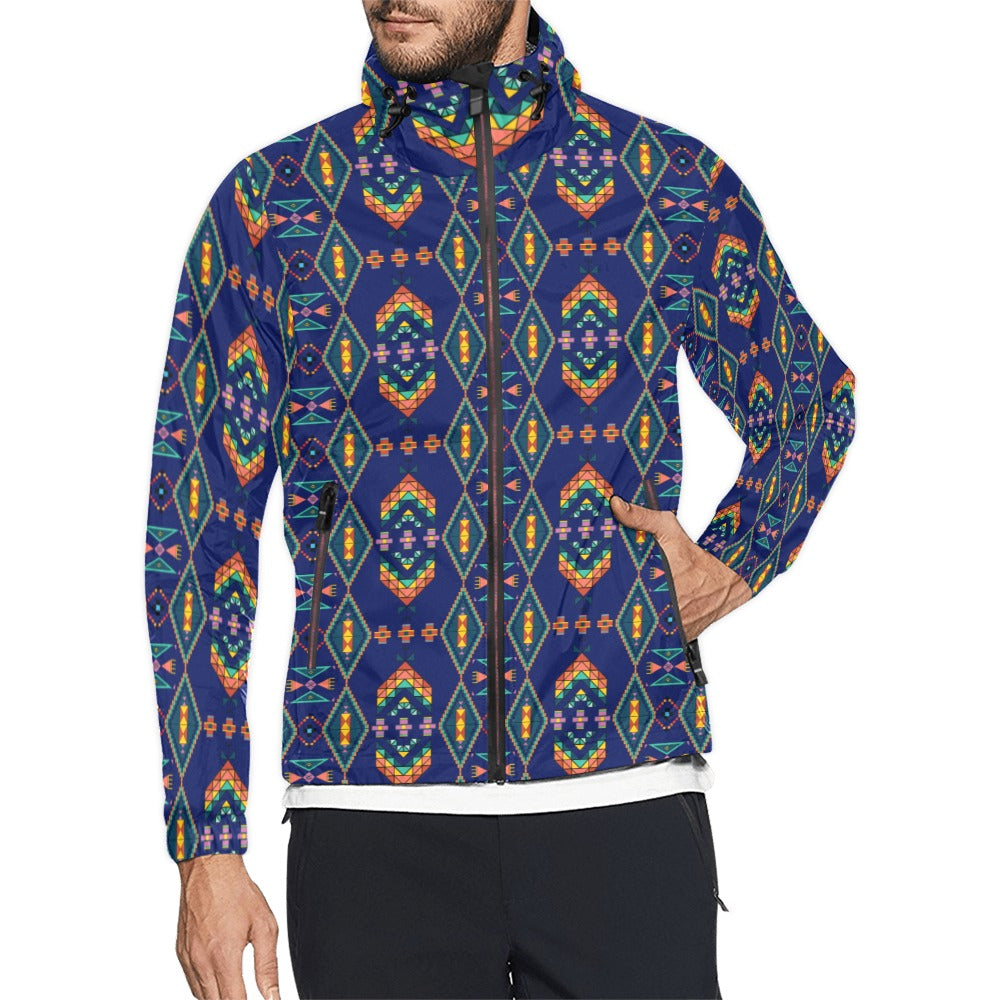 Travois Tipi Blue Men's Windbreaker