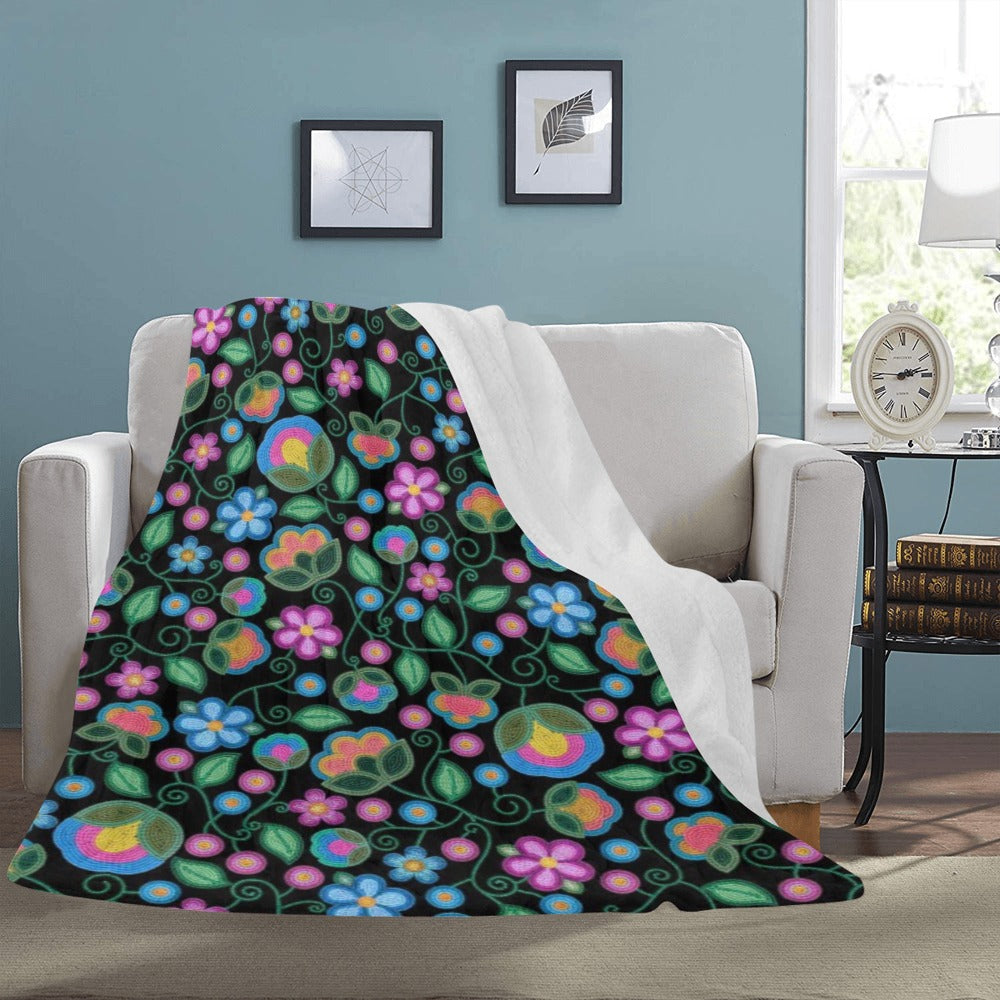 Turquoise Sunbeam X-Large Micro Fleece Blanket