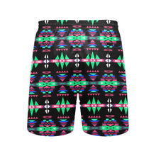 Load image into Gallery viewer, River Trail Journey Men&#39;s Mid-Length Beach Shorts
