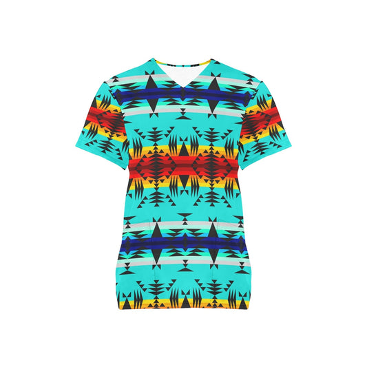 Between the Mountains Scrub Top
