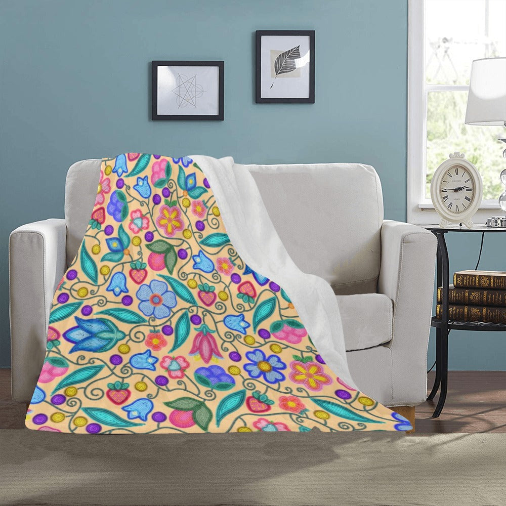 Sweet Offering Cream Ultra-Soft Micro Fleece Blanket 40"x50"