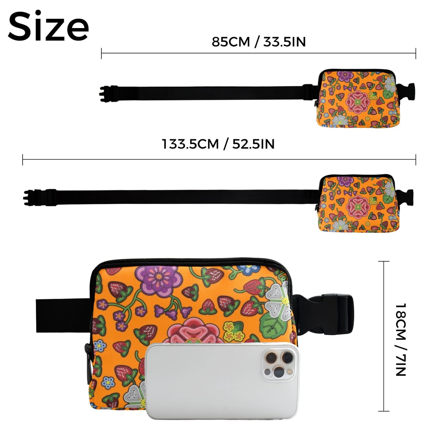 Berry Pop Carrot Belt Bag