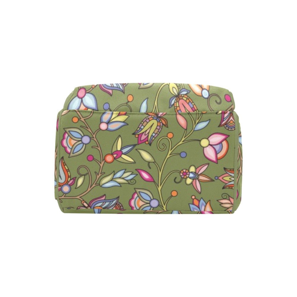 Buffalo Bloom Sage Multi-Function Diaper Backpack