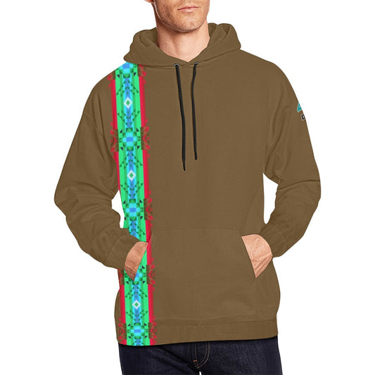 Blanket Strip Earth Hoodie for Men