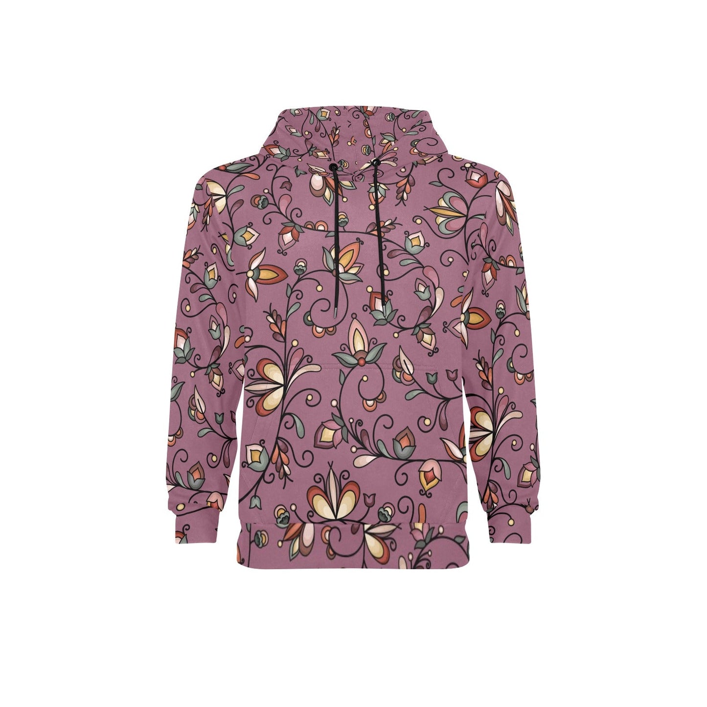 Burnt Sky Petals Fleece Hoodie