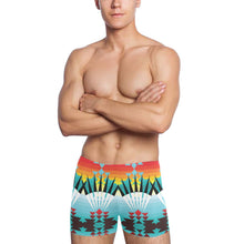 Load image into Gallery viewer, ribbonwork bustle Men&#39;s Swimming Trunks
