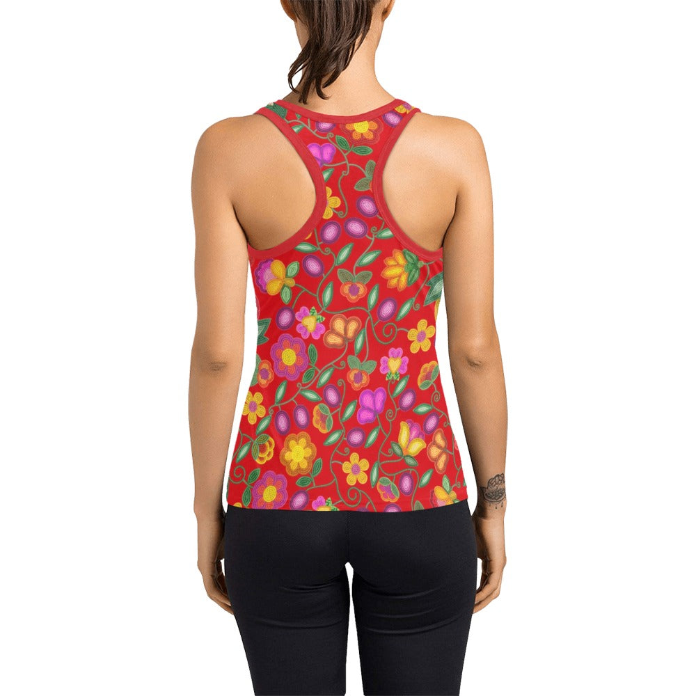 Boreal Bounty Red Racerback Tank Top
