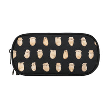 Load image into Gallery viewer, Elk Teeth on Black Pencil Pouch
