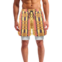 Load image into Gallery viewer, Infinite Sunset Men&#39;s Sports Shorts with Compression Liner
