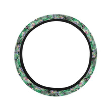 Load image into Gallery viewer, Culture in Nature Green Steering Wheel Cover with Elastic Edge
