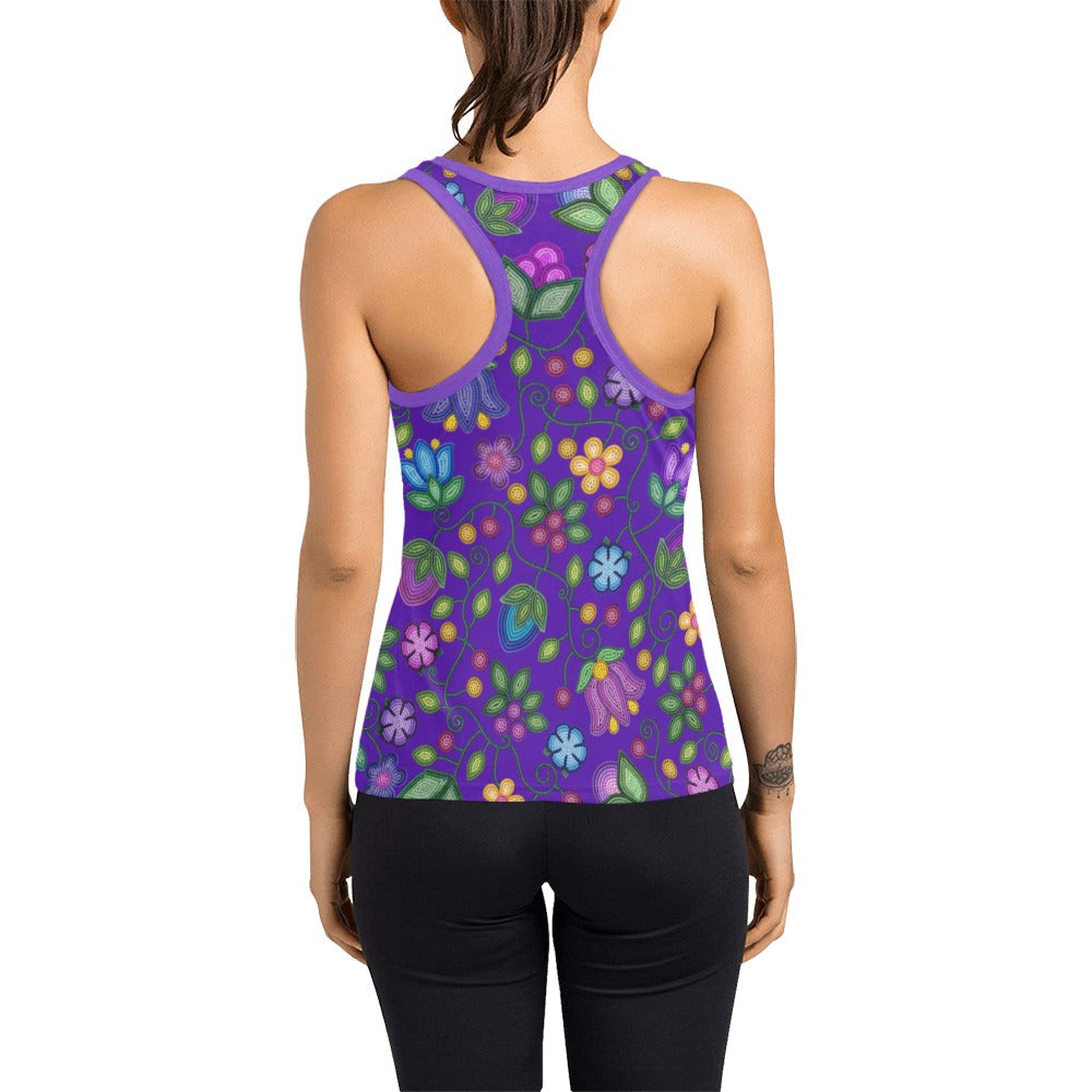 Bloom Uplift Indigo Racerback Tank Top