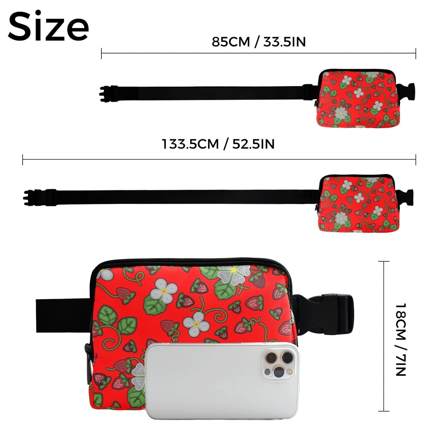 Strawberry Dreams Fire Belt Bag