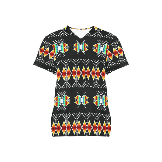 Sacred Trust Black Colour Scrub Top