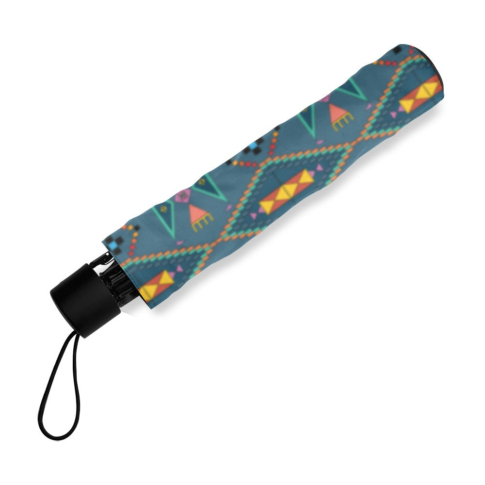 Travois Tipi Deep Lake Foldable Umbrella