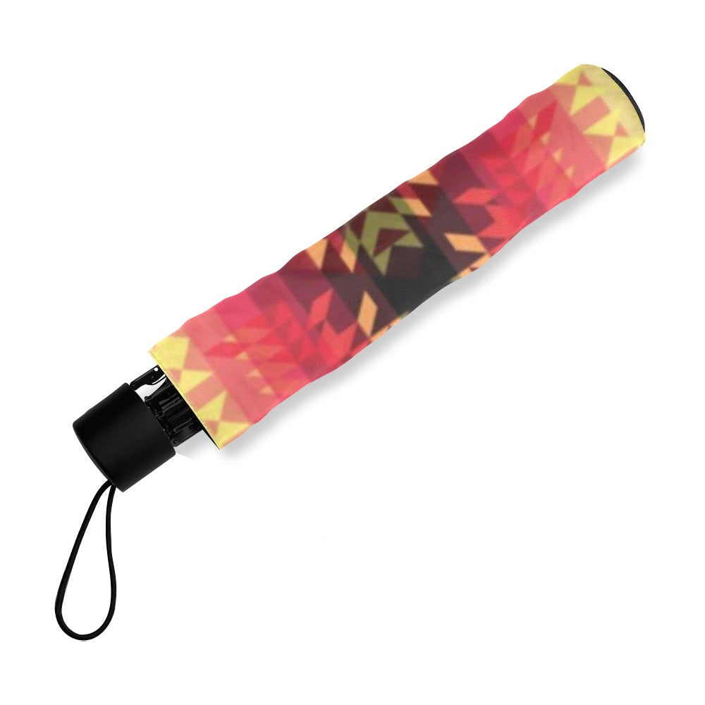 Soleil Fusion Rouge Foldable Umbrella