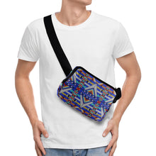 Load image into Gallery viewer, Medicine Blessing Blue Belt Bag
