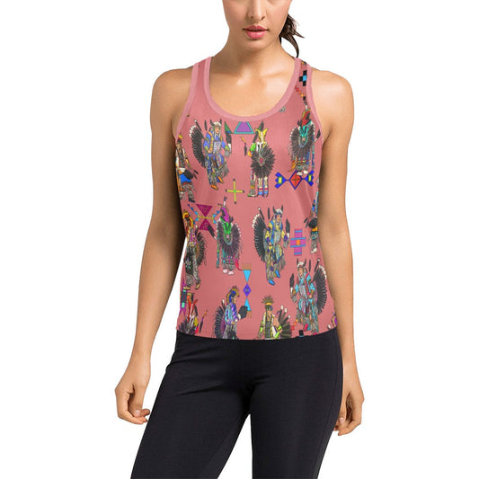 Men's Tradish Dancers Terra Cotta Women's Racerback Tank Top