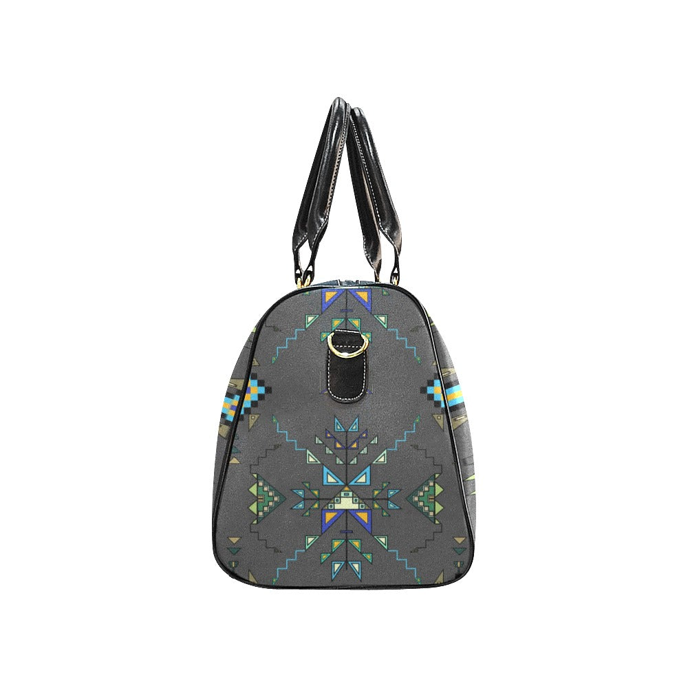 Bear Shield Dark Gray Small Travel Bag