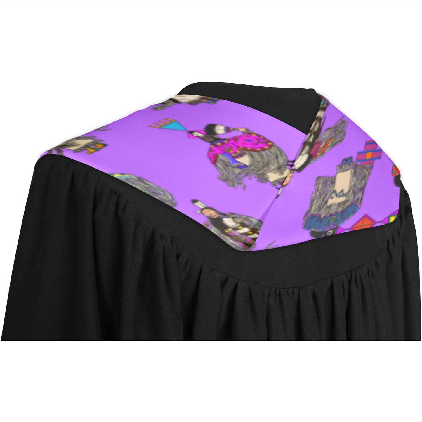 Women's Tradish Dancers Purple Graduation Stole