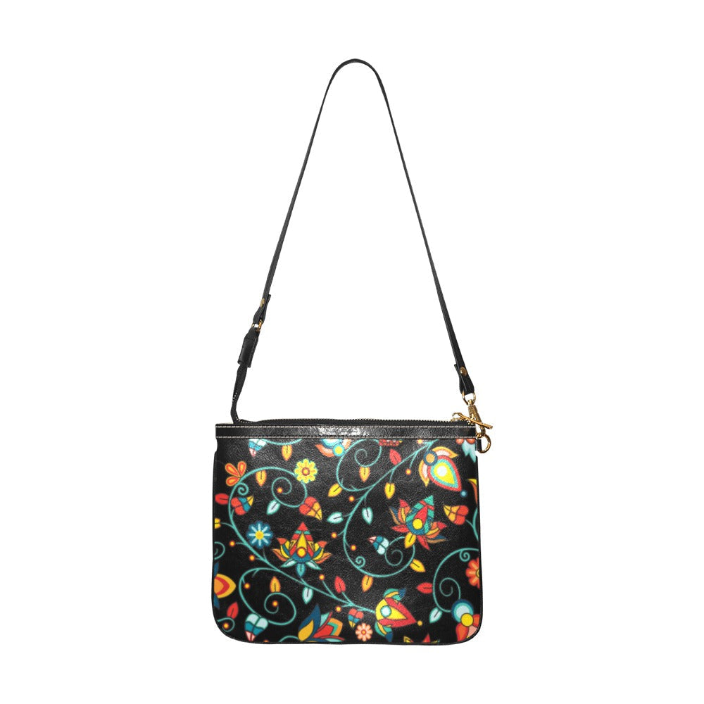 Thorny Path Black Small Shoulder Bag
