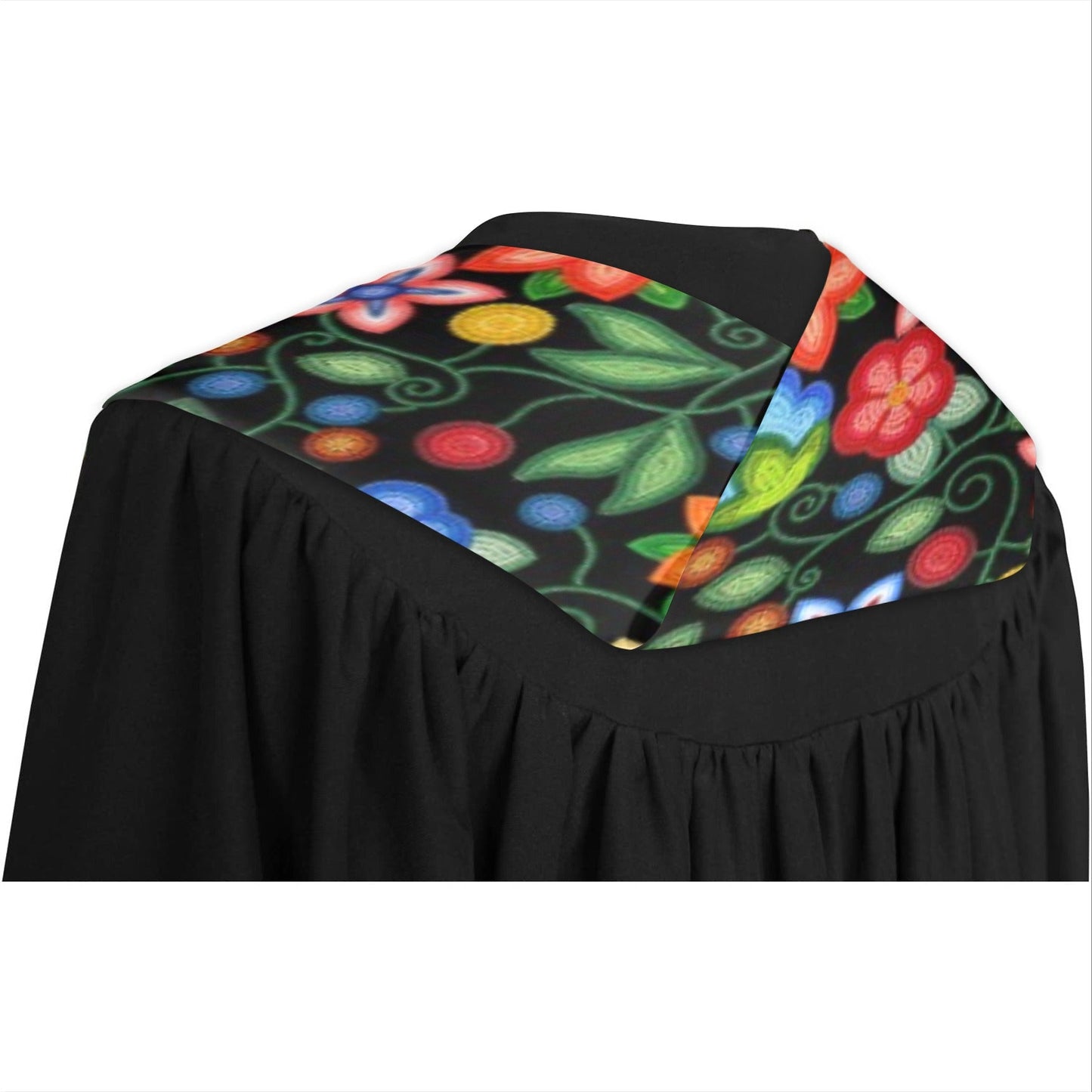 Morning Harmony Black Graduation Stole