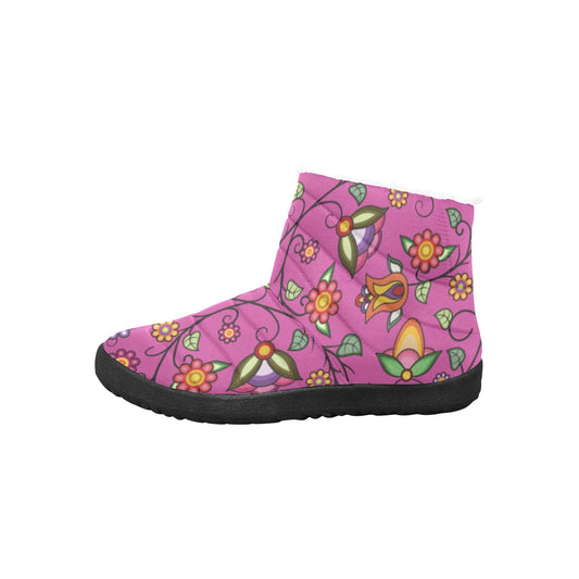 Heartbeat Petals Pink Women's Padded Winter Boot