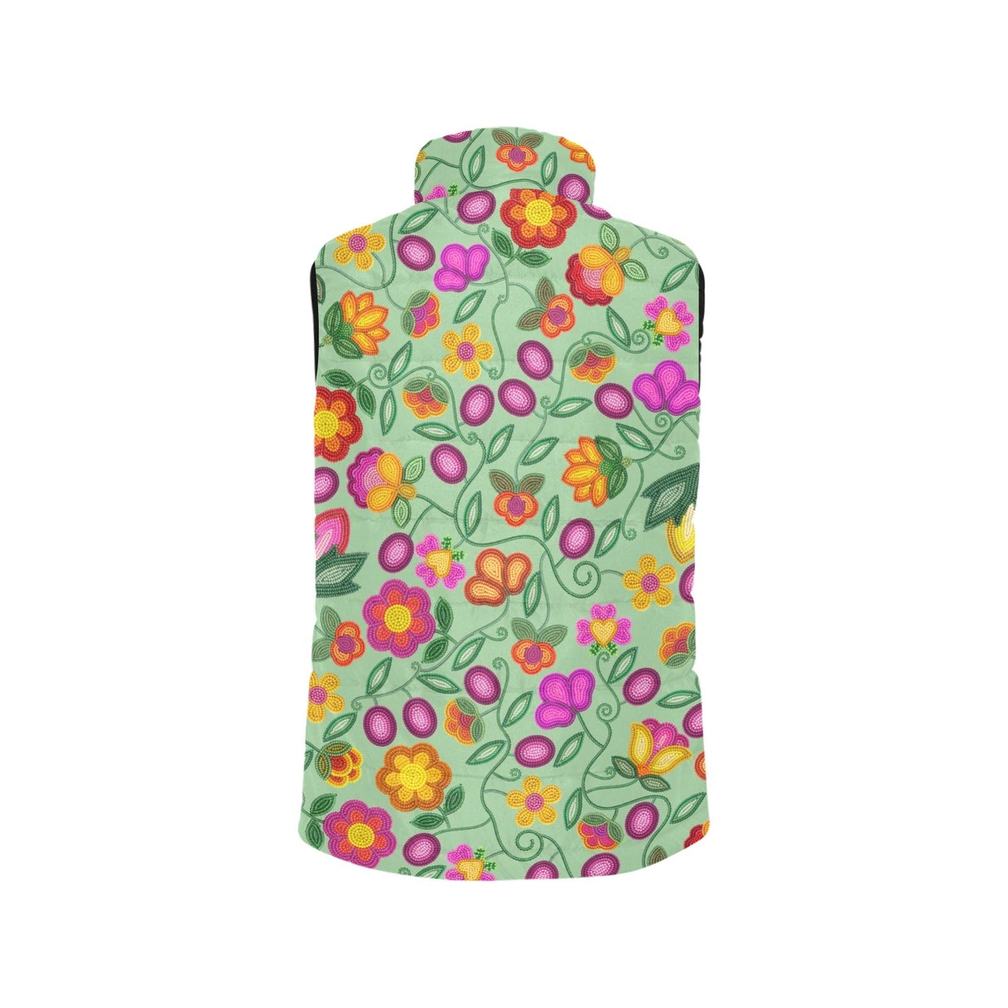 Boreal Bounty Green Women's Padded Vest Jacket