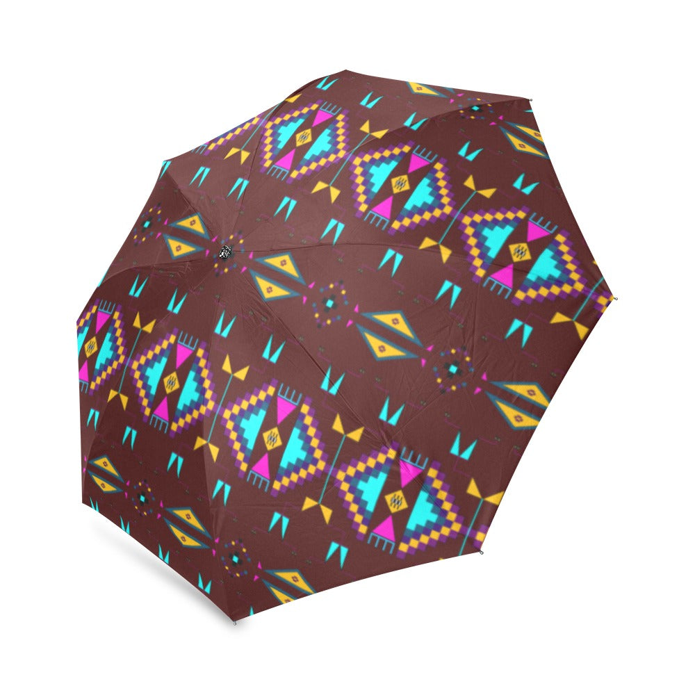 Rite of Passage Pemmican Berry Foldable Umbrella