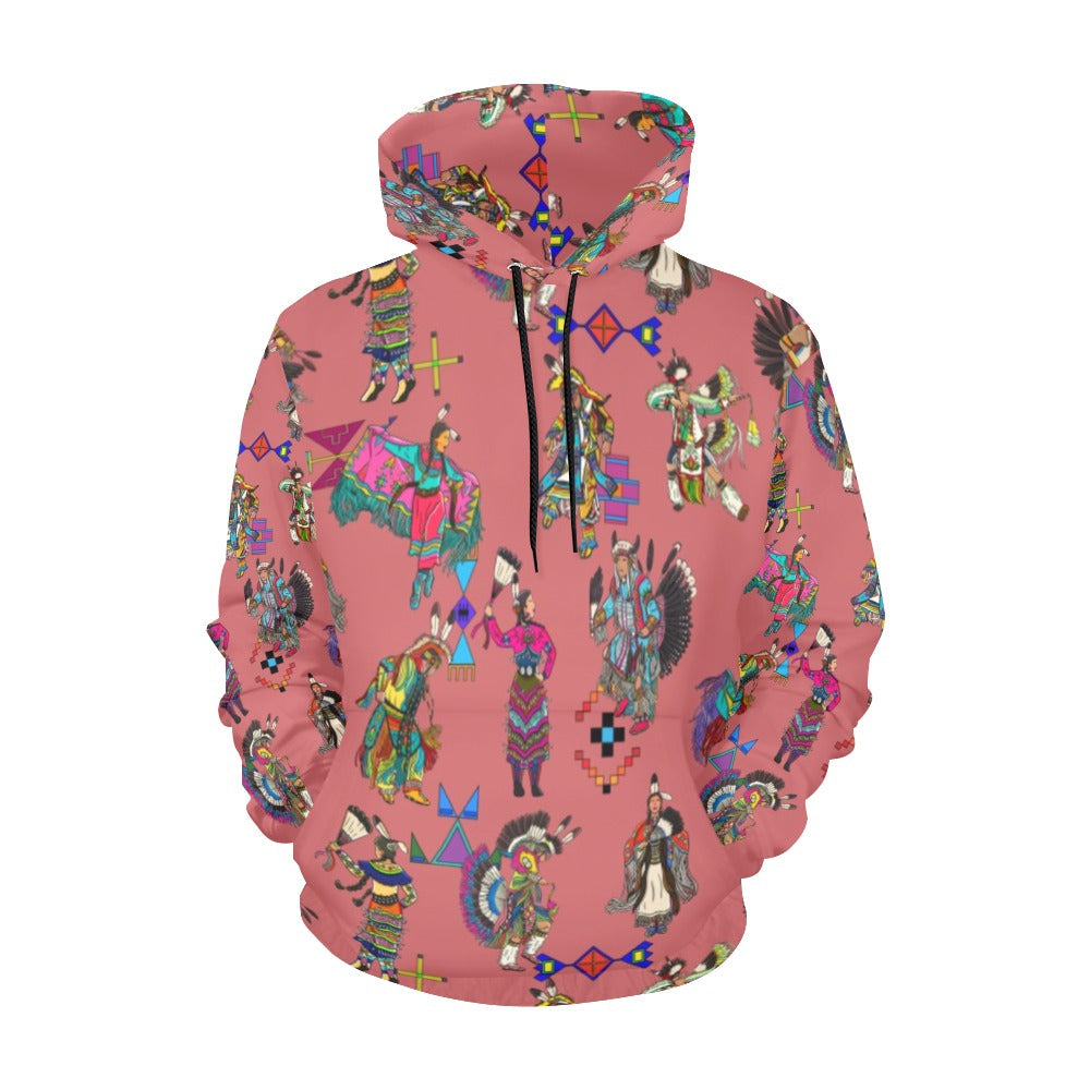 Grand Entry Dancers Terra Cotta Hoodie for Women (USA Size)
