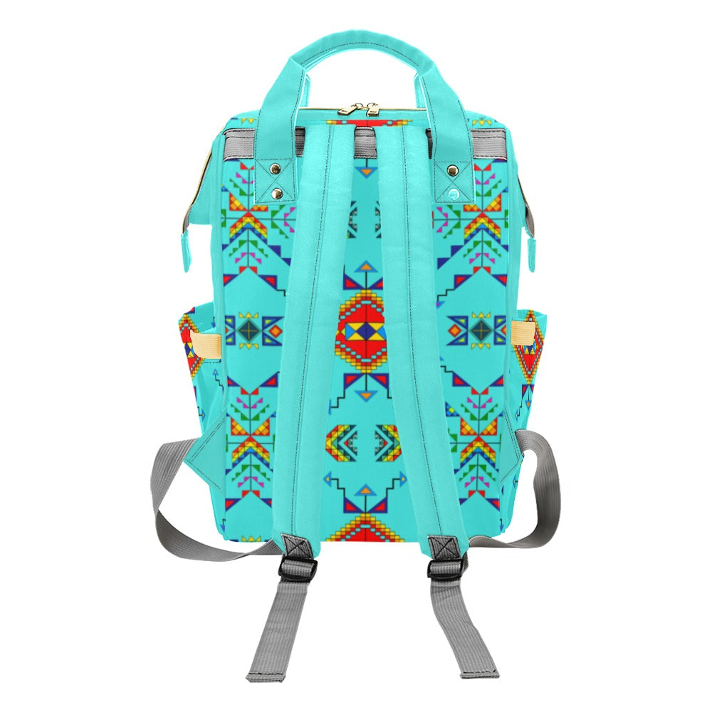 Buffalo Jump Turquoise Multi-Function Diaper Backpack/Diaper Bag