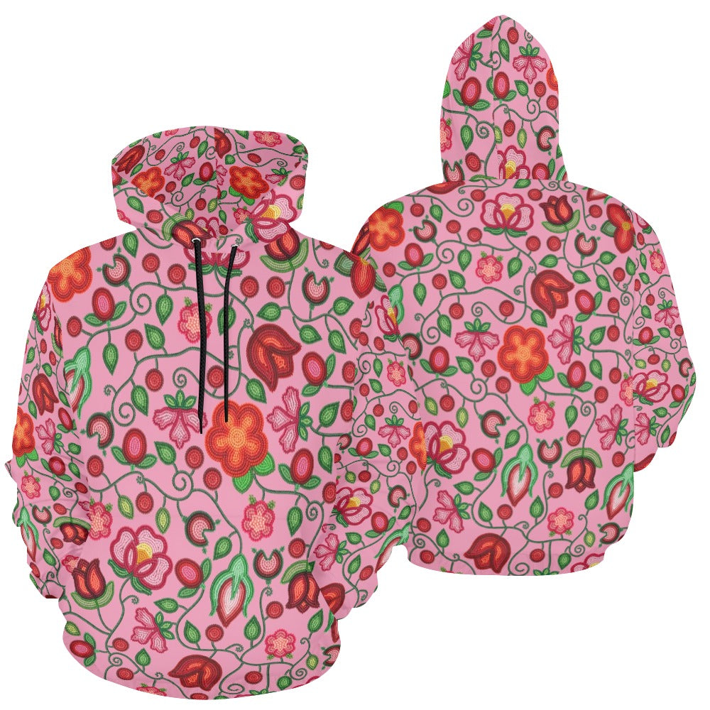 Rose Reverie Pink Hoodie for Men
