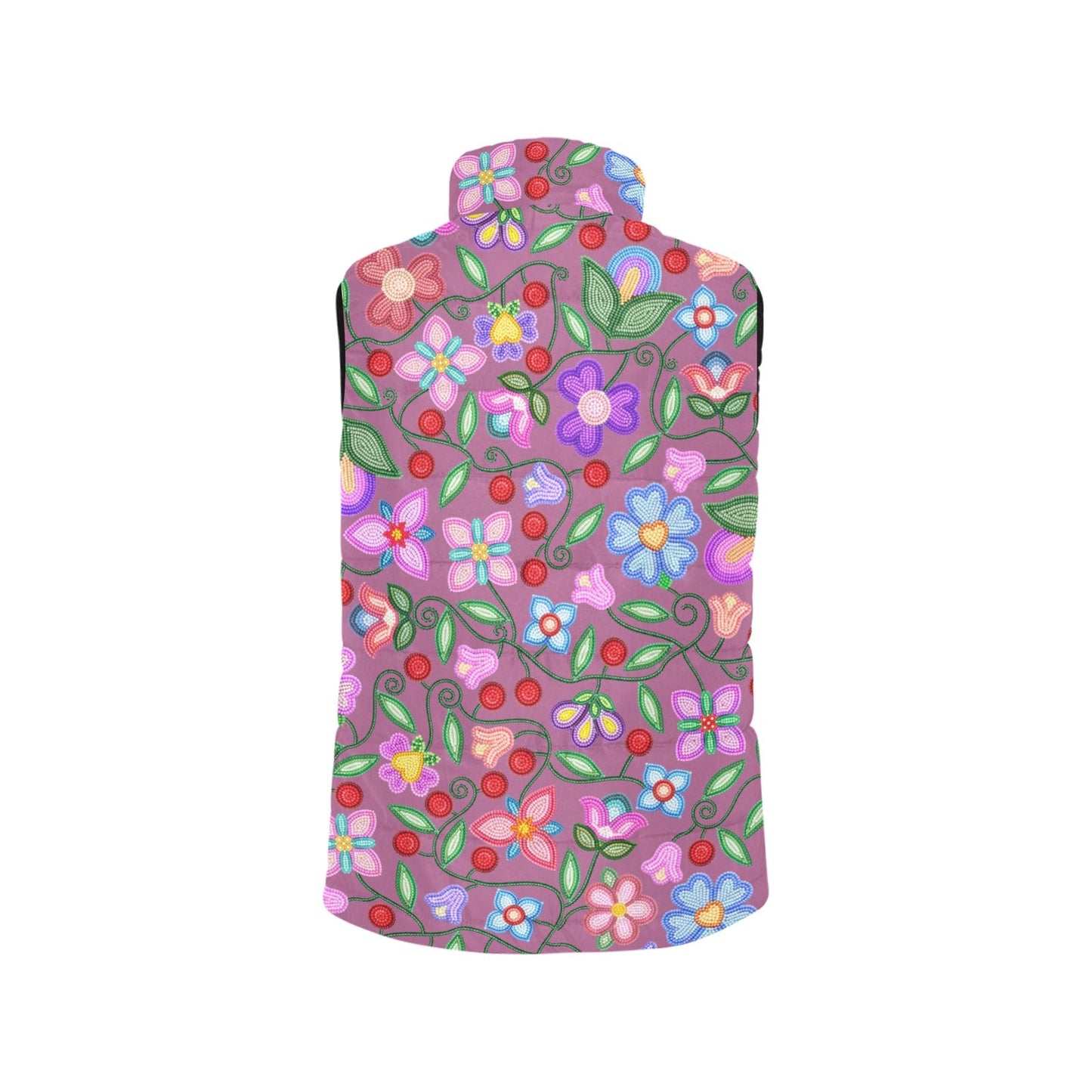Petal Harmony Dusty Rose Padded Vest