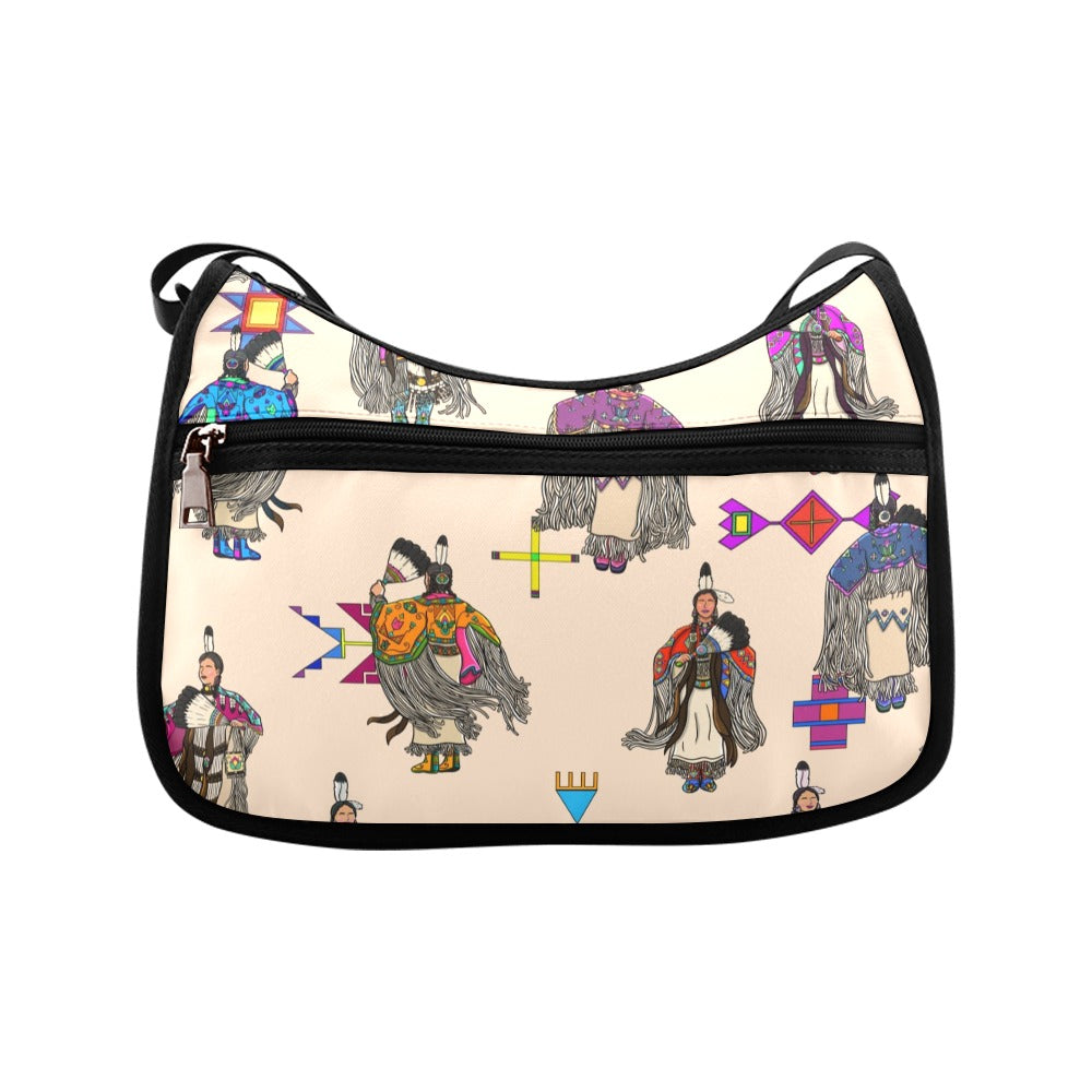 Women's Tradish Dancers  Muslin Crossbody Bag