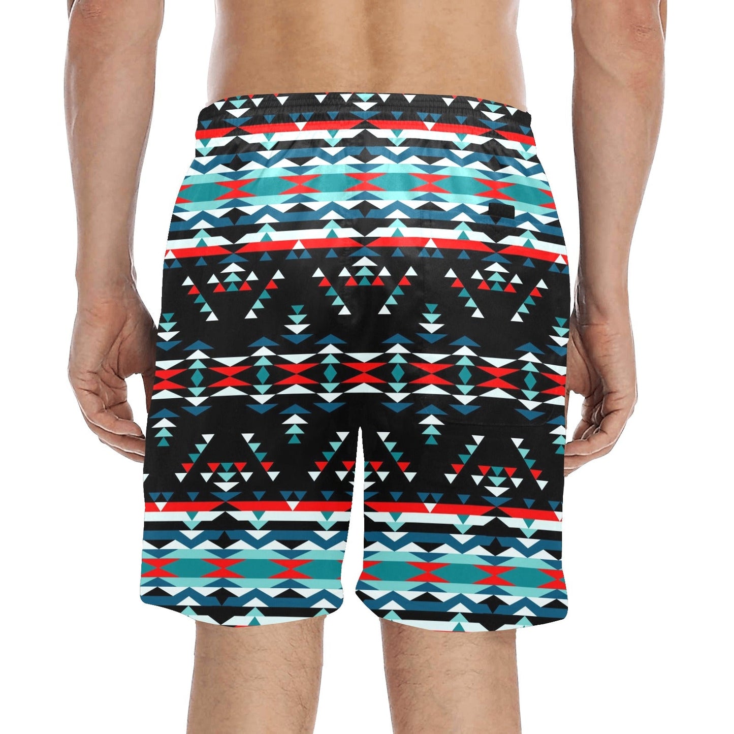 Visions of Peaceful Nights Men's Mid-Length Beach Shorts